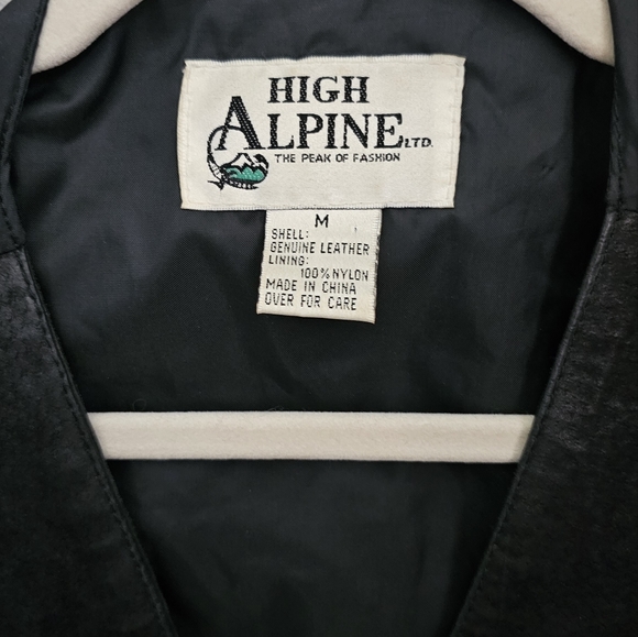 Vintage Black Suede Leather Motorcycle Vest Size Medium - Picture 3 of 10